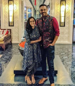 Sriranjani Sundaram Instagram - Today's the HBD of my superstar, my cheerleader, my partner, my life coach, my best friend, my pillar of strength, my passion, my love, my compass and so much more! 

Cheers - To finding true love, to keeping that spark alive, to lifting each other, to growing up and growing older together, to fuelling our dreams, to parenting a genius, to being humble and grateful for all that we have :) To abundance in all spheres of life :) 

@realamitbhargav - the more you get to know him, the more you gonna love him ❤️❤️❤️ 

#hbdamit #hubsandchubs