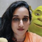 Sriranjani Sundaram Instagram - Okay this might be my most cringe reel yet ! Mind voice: Am I gonna be one of those delete it later people? #shrekislove #trendingreels