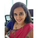 Sriranjani Sundaram Instagram - Back after a 'break' #bettereveryday #chikni #sareelove
