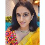 Sriranjani Sundaram Instagram - அந்திவானம் அரைக்கும் மஞ்சள் அக்கினிக் கொழுந்தில் பூத்த மஞ்சள்... தங்கத்தோடு ஜனித்த மஞ்சள் கொன்றைப் பூவில் குளித்த மஞ்சள்...