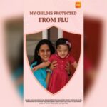 Sriranjani Sundaram Instagram - #Monsoon is just around the corner and as the weather changes, my child could fall sick. I cannot lock my kid in the house due to this fear, nor can I stop her from going to school or the playground. But what I can do is ensure that she stays protected from #flu. One such way is to ensure that Veda receives her Annual #Flu Vaccination. I nominate @sonuvenugopaal @vickivaish @ayisha.chandni to join this movement to protect your child from #Flu and share your photo with your child using this filter in simple steps: Search for the filter- *myvaxihub* using Browse effects and post it on your feed tagging @myvaxihub Veda is #FluProtected, is your kid too? Let's join hands and minimize the spread of #Flu through Vaccination. Just like I did, consult your pediatrician for more information and visit https://www.myvaccinationhub.in/en/vaccination-by-disease/influenza And don’t forget to follow @myvaxihub for more content on disease & vaccination awareness. #Flu #FluProtected #ProtectionFromFlu #FluJab #FluShot #HealthKaPassport #HealthyBabyHappyBaby #BabyCare #BabyHealth #Monsoon #Rains #BacktoSchool #Ad