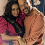 Sriranjani Sundaram Instagram - I got you! 🧿 Nuff said :) @realamitbhargav #forevermyvalentine #lovebuddies #sixandcounting