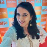 Sriranjani Sundaram Instagram - Can't keep calm cos #ahaaarambam @ahatamil launch #aha100percenttamil For content made of Tamil stories, by Tamil creators, for Tamil audiences...