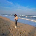 Srushti Dange Instagram - Mentally at the beach 🏖️ 🌊☀️ but in my case physically too 🙃🌤️🌈🫧☔️