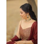 Srushti Dange Instagram - Got that desi feeling! 🍁🍂 Designer @sindira_by_swethaindiran Styled @swethaindiranstylist Makeup @hairandmakeupbynive Hairdo @vishaa_hairandmakeup Photographer @dhanush__photography Jwellery @sankge #photography #happy #picoftheday #cute #srushtidange #like4like #travel #instagram #style #summer #srushti #fitness #food #fun #srushtiidange #beauty #instalike #smile #cookuwithcomali #music #ootd #instamood #cwc #cookwithcomali #cookwithcomali4 #cookwithcomaliseason4