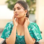 Srushti Dange Instagram – Coriander 🌿 ko kehte hai dhaniya 🌿 
You’re beautiful 
You’re unique 
There’s no one like you in this Duniya 🌍 

Designer @sindira_by_swethaindiran 
Styled by @sindira_by_swethaindiran 
Makeup @hairandmakeupbynive hairdo @vishaa_hairandmakeup 
Photographer @sat_narain 

#photooftheday #beautiful #photography #happy #picoftheday #cute #srushtidange #li #travel #instagram #style #summer #srushti  #fitness #food #fun #srushtiidange 
#beauty #instalike #smile #cookuwithcomali #music #ootd #instamood #cwc #cookwithcomali #cookwithcomali4 #cookwithcomaliseason4