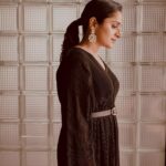 Surabhi Lakshmi Instagram - 🧿🖤🩶🖤 💄@amal_ajithkumar 📸@sameeh_photography 👗@berra_women ❤️ @aju_popz______ Kozhikode, Kerala, India
