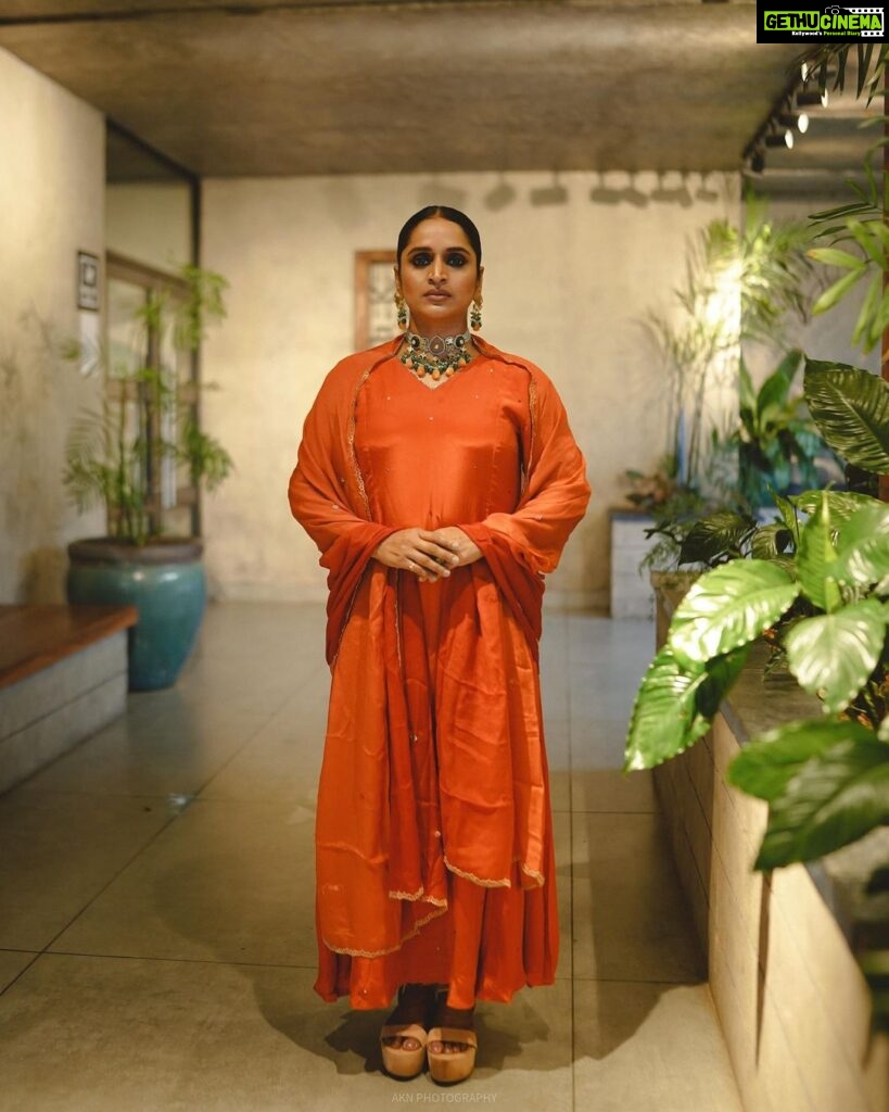 Surabhi Lakshmi Instagram - The joy of dressing classy is an art. Wearing beautiful Anarkali suit from : @labeljasminbasheer Styling: @rashmimuraleedharan Hair&makeup: @amal_ajithkumar Photography: @merin__georg special thanks: @reshma_ravindran___
