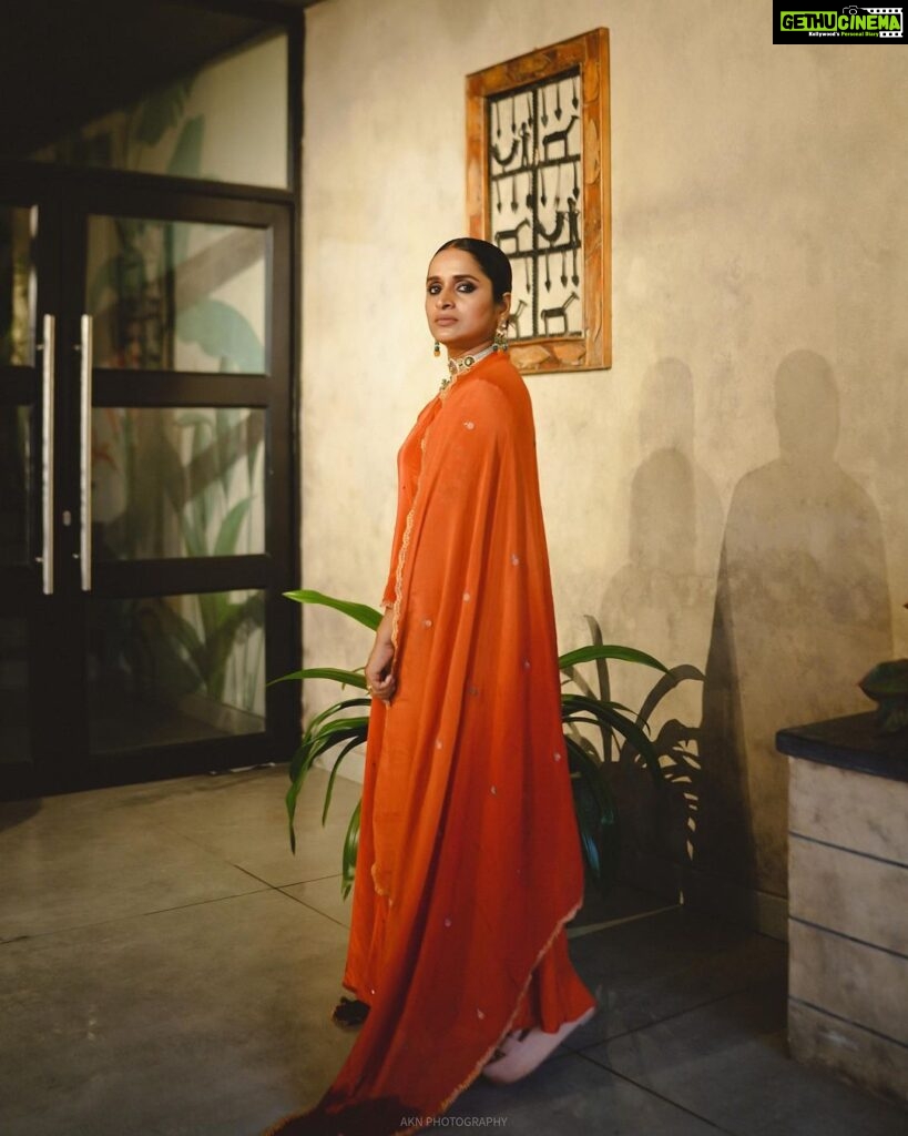 Surabhi Lakshmi Instagram - The joy of dressing classy is an art. Wearing beautiful Anarkali suit from : @labeljasminbasheer Styling: @rashmimuraleedharan Hair&makeup: @amal_ajithkumar Photography: @merin__georg special thanks: @reshma_ravindran___