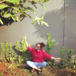 Swathi Reddy Instagram - Saw the wall, sat down. Pling. Story : My call with Jasna from the brand Tree was filled with warmth. She told me how she left a corporate job, and then an international NGO, so she could take forward her beliefs. Her brand, Tree takes care to plant a sapling/nurture a plant for every piece that gets sold and gives out seed pens which when used with care is the simplest thing you can do to give back to our Mother Nature. Tree is 90% plastic free and is aiming to make it a 100%. Good luck, Jasna. Sustainable fashion with traditional fabrics is the trend you said, but you are adding to making the trend of taking care of Mama nature a way of life.