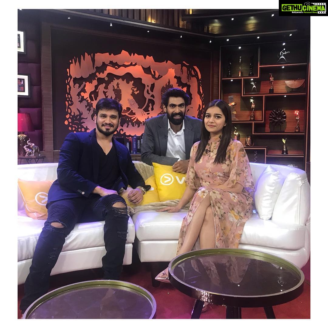Swathi Reddy Instagram - This was FUN! 💛⭐️ 🌸 On @ranadaggubati’s Yaari No 1 with @actor_nikhil So much FUN. I said FUN? Ok.