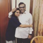 Swathi Reddy Instagram – Peddananna.

Sometimes late in the night when it’s really quiet, I can hear him singing with passion. One such night I realised it’s been 15 years he and family moved in next door and I didn’t have a single picture with just him and I. I jumped out of bed when dawn hit, brushed and ran and hugged him. We had some chai, spoke for hours like we do and peddamma took this picture.

In this crazy world, and even more intense industry, he has been the lotus in the pond. Through his songs and conversations he has kept me and others afloat. The universe has been partial by sending him so near so God can speak through him to me directly.

The first day I met him, standing between furniture and piles of boxes filled with many awards, he told me not to call him Shastri Garu but only Peddananna and some things stay❤️