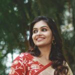 Tanvi Ram Instagram - Happy happy vishu you all✨💥🌸 Photography - @pranavraaaj Attire - @kalaakaari MUA - @the_color_pallete Jewellery - @aiqah_thestore #vishu #celebration