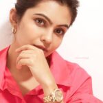 Tanvi Ram Instagram - Just flaunt🫰✨ Photographer - @arun_payyadimeethal Styled by @mehaka_kalarikkal Makeup - @_sanaah._ Outfit - @ibr_women