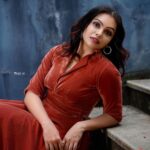 Tanvi Ram Instagram - ♥️ Photography : @rijil_kl Styling : @amritha_lakshmi___ @styledby_al_ Mua : @sreegeshvasan_makeupartist Costume :@wesnikfashion Jewellery : @anokhi_priyakishore #picoftheday #pic #tanviram #instagram