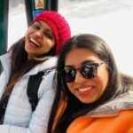 Tanvi Ram Instagram – Just two girls laughing their hearts out and having a good time…♥️

@koshersaltgirl 

#kashmir #tanviram #snowfall #travel #travelgram #gulmarg #naturelovers Gulmurg Gondola