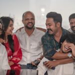 Tanvi Ram Instagram - Moments♥️ @judeanthanyjoseph @tovinothomas @asifali @chaman.chakko @akhilarakkal @mohandas_art_director #2018eveyoneisahero #2018successcelebration #happinesshigh #momentstoremember #2018 Hotel Taj, Mumbai