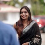 Tanvi Ram Instagram - 2018 promotions♥️ Saree - @teekey_official #everyoneisahero
