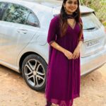Tanvi Ram Instagram - 💜 Outfit - @khajuraho_boutique_ Footwear - @lightupsole.in