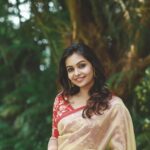 Tanvi Ram Instagram - Happy happy vishu you all✨💥🌸 Photography - @pranavraaaj Attire - @kalaakaari MUA - @the_color_pallete Jewellery - @aiqah_thestore #vishu #celebration