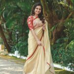 Tanvi Ram Instagram - Happy happy vishu you all✨💥🌸 Photography - @pranavraaaj Attire - @kalaakaari MUA - @the_color_pallete Jewellery - @aiqah_thestore #vishu #celebration