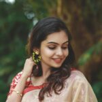 Tanvi Ram Instagram - Happy happy vishu you all✨💥🌸 Photography - @pranavraaaj Attire - @kalaakaari MUA - @the_color_pallete Jewellery - @aiqah_thestore #vishu #celebration