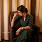 Tanvi Ram Instagram - Passionately curious✨ Photography : @athul_krishna________ Styling : @amritha_lakshmi___ @styledby_al_ Costume : @khali_proud Mua : @femy_antony__ Jewellery: @anokhi_priyakishore