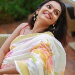 Tanvi Ram Instagram - :) Photographer- @pranavraaaj Attire - @turmerikofficial Attire procured by - @mehaka_kalarikkal MUA - @elsamma_johnson_ Earrings - @aiqah_thestore Location- @kochimarriott