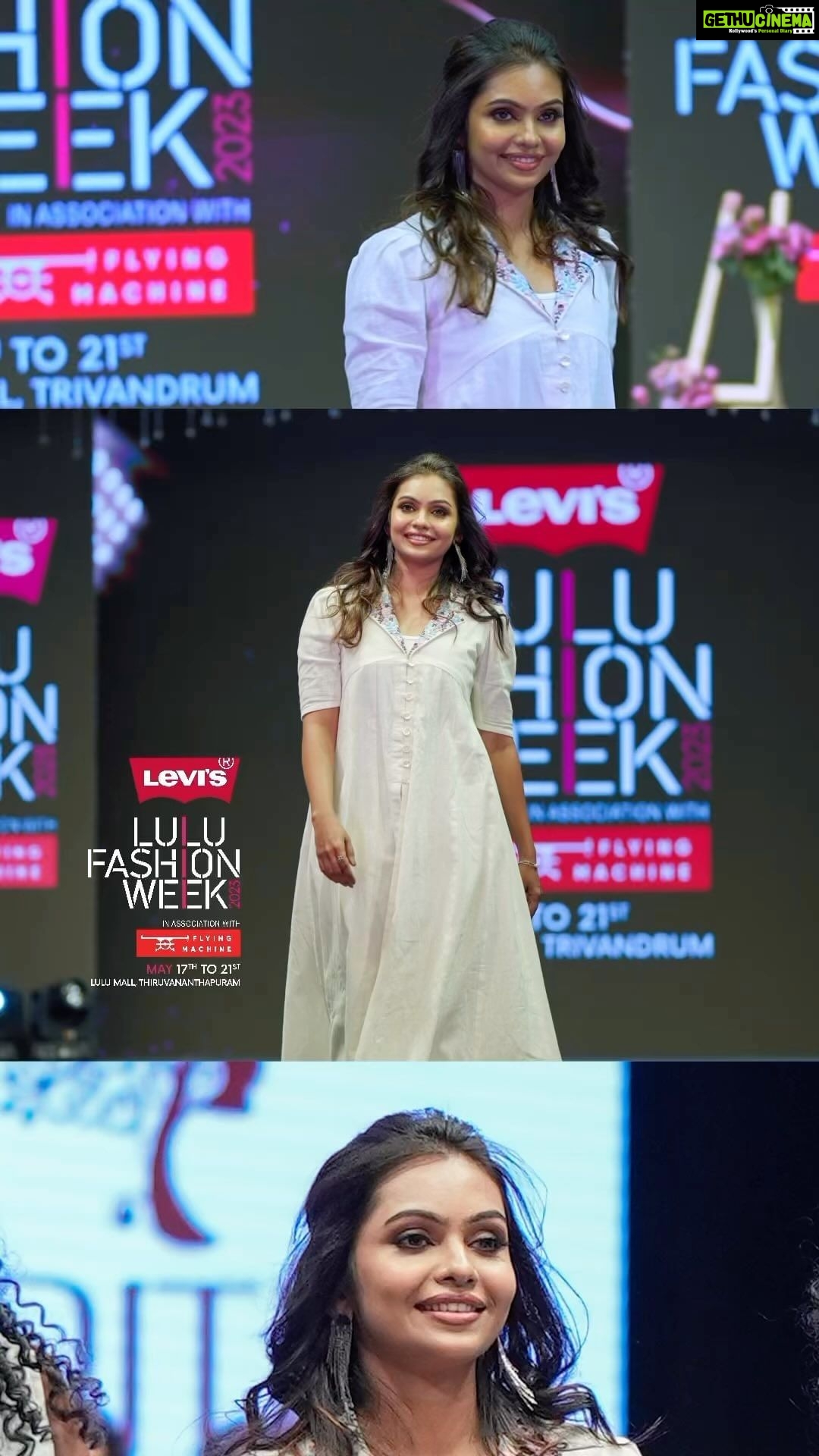 Tanvi Ram Instagram - The breathtaking presence of Thanvi, a true fashion icon, as she took the runway by storm at Lulu Fashion Week. Her impeccable fashion sense, grace, and elegance left the audience in awe. #Thanvi #FashionIcon #LuluFashionWeek #RampWalk #FashionShowcase #ImpeccableStyle #GraceAndElegance #FashionInspiration #FashionExtravaganza #Trendsetter #Fashionista #FashionLovers #RunwayMagic #FashionForward #FashionGlamour #FashionPresence #FashionEvent #StyleIcon #FashionCelebration