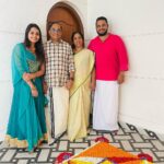 Tanvi Ram Instagram - Happy happy onam♥️ #family #onam #onamcelebration #home Bengaluru