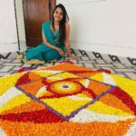 Tanvi Ram Instagram - Happy happy onam♥️ #family #onam #onamcelebration #home Bengaluru