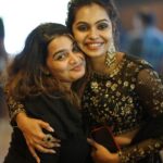 Tanvi Ram Instagram - This night was fun♥️ @nithyamammen @elsamma_johnson_ Styling - @mehaka_kalarikkal Photography - @rijil_kl Makeup - @sreegeshvasan_makeupartist Costume - @mahekdesigns Ornaments - @makeoveravenue
