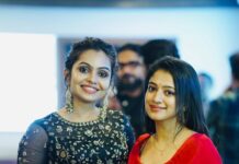 Tanvi Ram Instagram - This night was fun♥️ @nithyamammen @elsamma_johnson_ Styling - @mehaka_kalarikkal Photography - @rijil_kl Makeup - @sreegeshvasan_makeupartist Costume - @mahekdesigns Ornaments - @makeoveravenue