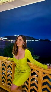 Tridha Choudhury Instagram - Saturday night plans … Let’s  play with Thunder ⚡️

Wearing @ranbirmukherjeeofficial ⚡️
Styled by @intriguelook ⚡️
P.R- @alistclub ⚡️

Captured at @theleelapalaceudaipur ⚡️
#thuglife #fashionista #fashionweekly #stylewithtridha #stylepost