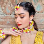 Tridha Choudhury Instagram – Feeling festive ⭐️

#bridetobe #indianbrides #haldiceremony #haldioutfit #haldi