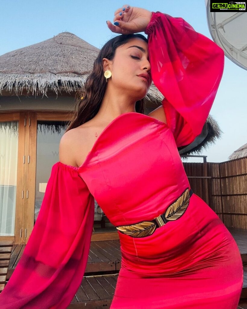 Tridha Choudhury Instagram - Wearing @sunandiniofficial 🎈 Styled by @intriguelook 🎈 #styledetails #stylewithtridha #resortwear