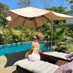 Tridha Choudhury Instagram – The villa vibe @ukiyostays 💙

#travelwithtridha #ukiyostays #villavibes #luxuryvillas #luxurystay