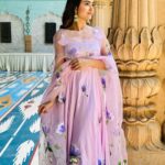 Tridha Choudhury Instagram – Lavender state of mind ☂️

#festivecollection #festivemood #springtimevibes #happyspring #springfashion #ramadankareem #ethnicwear