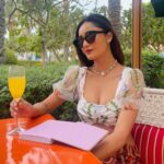 Tridha Choudhury Instagram – Spring in my steps 🌻

#mimosasfordays #breakfastclub #breakfastlovers #springequinox #springishere #springfashion #travelwithtridha Four Seasons Resort Dubai at Jumeirah Beach