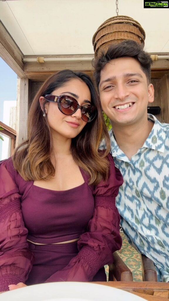 Tridha Choudhury Instagram - My Confidant… my Protector… my Brother… 🚀 We may be single kids who have never known how it feels to grow up in the same house but our Love for being a Creator and our great taste in Music truly makes us Stronger than ever 🚀 I’m super proud to explore our Creative streak together… @pablodutta 🚀 Watch this space for an announcement coming your way … Happy Raksha Bandhan to all my cousins and brothers who have always been supportive of me 🚀 #brothersisterduo #brothersisterbond #happyrakshabandhan #rakshabandhan2023