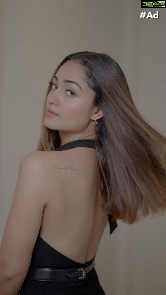 Tridha Choudhury Instagram - Hello Beautiful people… I have been using the Tresemme Bond Strength range and the results are amazing!! ⭐ It repairs the damage that my hair faces from the constant styling and colouring and makes my hair super strong and healthy ⭐ Try now …for a quick repair for your hair in just 5 minutes !!!⭐ #TRESemme #TRESemmeIndia #SalonAtHome #Hairstyling #Haircare #HairDamage #Shampoo #Conditioner #HairTreatement #5MinRepairTreatment #5MinRepair #BondStrength #haircareregimen #haircareproduct #ad
