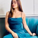 Tridha Choudhury Instagram – Feeling green??? Make sure it’s Sensual Jade green 🦚

Outfit @wishdrobeofficial 🦚
Styled by  @intriguelook 🦚

#stylewithtridha #stylediaries #stylefashion #styleinspo #jadegreen #coutureweek #couturefashion