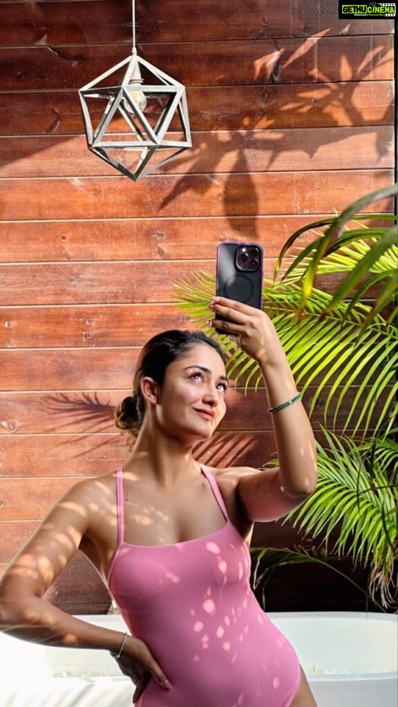 Tridha Choudhury Instagram - And to me also, who appreciate life, the butterflies, and soap-bubbles, and whatever is like them amongst us, seem most to enjoy happiness. -Friedrich Nietzsche 🌸 Location- @casawood.resort 🌸 @marketmyhotel.in @awesome_getaways 🌸 #travelwithtridha #travelandleisure #boutiquehotel #boutiquehotels #hotelsofinstagram #hotelsandresorts #beautifulhotels #outdoorshower #bathtreats #bathtime