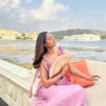 Tridha Choudhury Instagram - Living the Obsessed vibe 🌸 Wearing @therightcut PR - @_runwaymedia 🌸 Styled by @intriguelook #stylewithtridha #stylediaries #styleoftheday #ethnicwearforwomen #indiancouture #udaipurdiaries #udaipurcity #hotelsoftheworld #hotelsandresorts #beautifuldestinations #beautifulhotels #hotelsofindia #luxuryhotels The Leela Palace Udaipur
