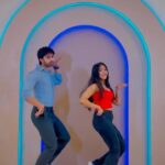 Ulka Gupta Instagram - They say opposites attract 💙❤️ Reeling at the dance aesthetic centre @byou.in #ulkagupta #mohakmanghani #dance #dancreels #explore