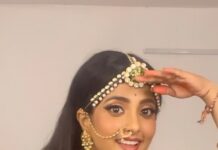 Ulka Gupta Instagram - मेरी प्रिय सहेली का लोकप्रिय संगीत ❤️ - आजु मिथिला नगरियाँ निहाल सखियाँ Waited a year to make this devotional folk song 🥰, but it already is trending and on fire 🔥 So proud of you @priyamallickofficial 🙌🏾 Nation’s pride 🧡 #jaishreeram #mithila #aajumithilanagariyanihaalsakhiya