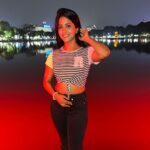 Ulka Gupta Instagram - Not sure who’s crazier 🥲 Precap to January 2023 💕 Ngoc Son Temple (Hanoi) with the girl who knows the correct lyrics to my favourite songs @niikkkiiii_thakur #girlstrip #vietnam Hanoi, Vietnam