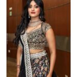 Ulka Gupta Instagram - Flaunting Inner Elegance @neerusindia ✨ @avnish003 Styled by @navneeth_bhansali 💕 #lehenga #weddingfashion Novotel Hyderabad Convention Centre