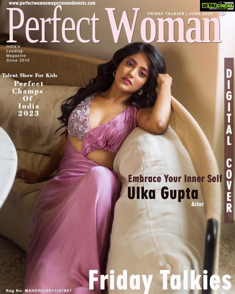 Ulka Gupta Instagram - Embrace Your Inner Self with Ulka Gupta #digitalcover #fridaytalkies Digital Cover star for Perfect Woman Magazine @perfectwomanmagazineofficial Editor - Dr Khooshi Gurubhai (@dr.khooshigurubhai ) MD - Gurubhai (@gurubhaithakkar ) Cover Designer - Chandresh Gurubhai (@chandresh.gurubhai.96 ) Story Compiled by Dr Geet S Thakkar ( @dr.geetsthakkar ) Photographer - @navindhyaniphoto Styled by- @purvabansal5 Outfit - @anjumqureshilabel Jewellery - @miranabymegha MUA - @amuthevar and @makeupbyurmee Location - @evebombay @chromehospitality PR - @oceanmediapr