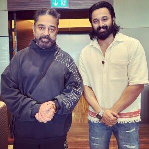 Unni Mukundan Instagram - Trust me I held my breath for 5 seconds, just stood there knowing it’s the Ultimate Nayakan besides me ❤️ got a handshake and hug, I don’t have pics to prove that 🥲 @ikamalhaasan 
Thank you @nayeemmoosa 🙃